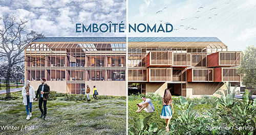 Estudiantes de Arquitectura ganadores del concurso Saint-Gobain a nivel nacional