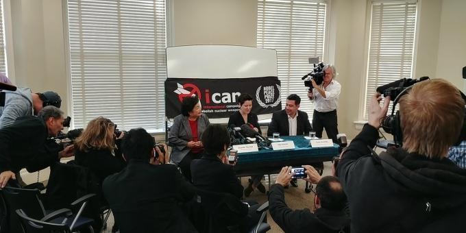 César Jaramillo en el ICAN press conference.