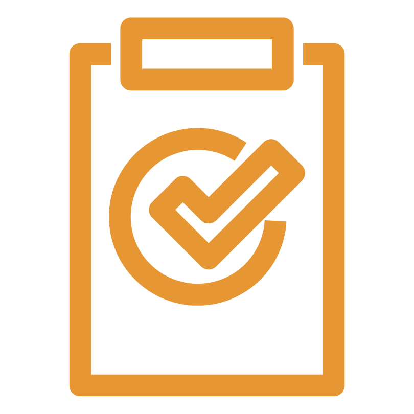 Ícono de formulario completado