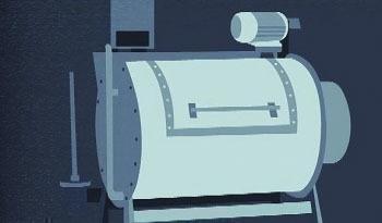 Ilustración de máquina lavadora