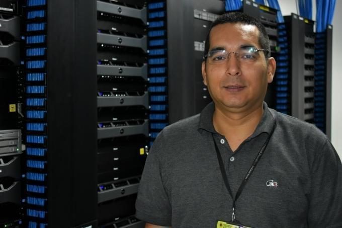 Edwin Gómez, arquitecto de infraestructura del CTIC sede Medellín.