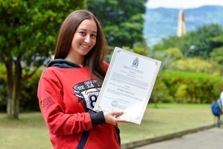Estudiante del Colegio de la UPB