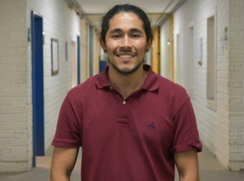 Felipe Sánchez Villamil, estudiante beneficiario de la beca del ISTAT