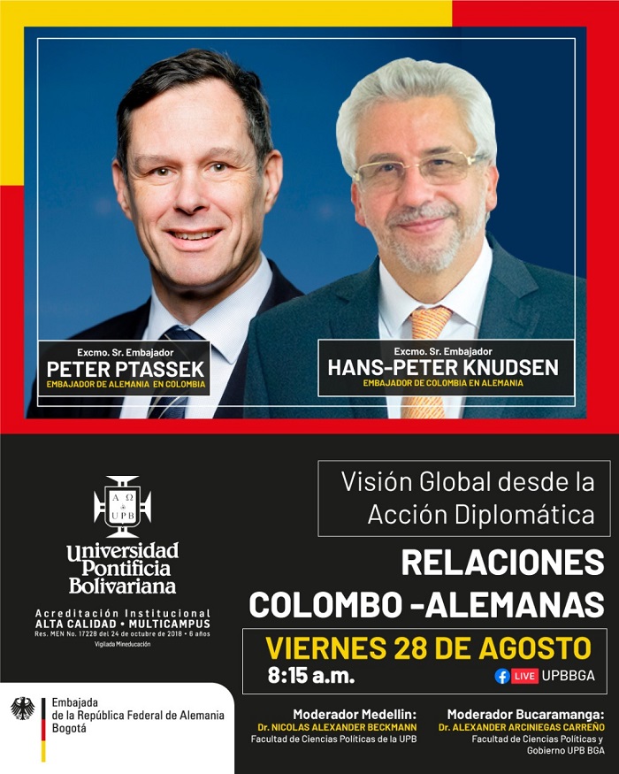 Foto tipo interna  embajador Alemania en UPB