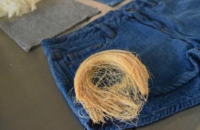 Elaboración de denim con fique