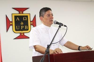 Rector de UPB Montería Presbítero Jorge Alonso Bedoya Vásquez