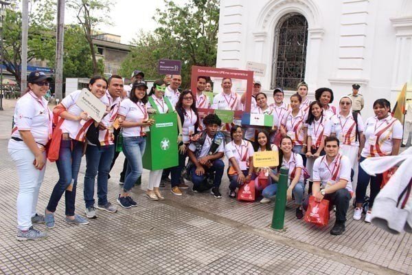Los Líderes UPB se tomaron las calles de Montería para promover la cultura ciudadana, la movilidad responsable y un adecuado manejo de los residuos.