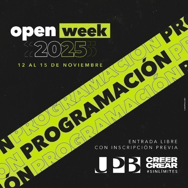 Pieza gráfica primer Open Week - Descuentos
