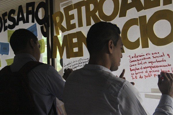 Mural proyecto SAPID, avances y desafíos del municipio con referencia a la educación inclusiva. 