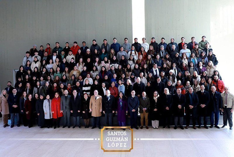 Dayana en el acto de bienvenida