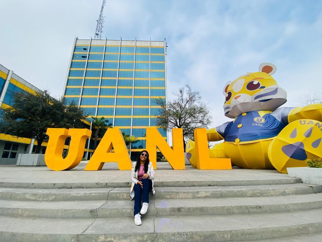 Dayana Vanessa Ortiz Girón, desde la Universidad Autónoma de Nuevo León (UANL), en Monterrey