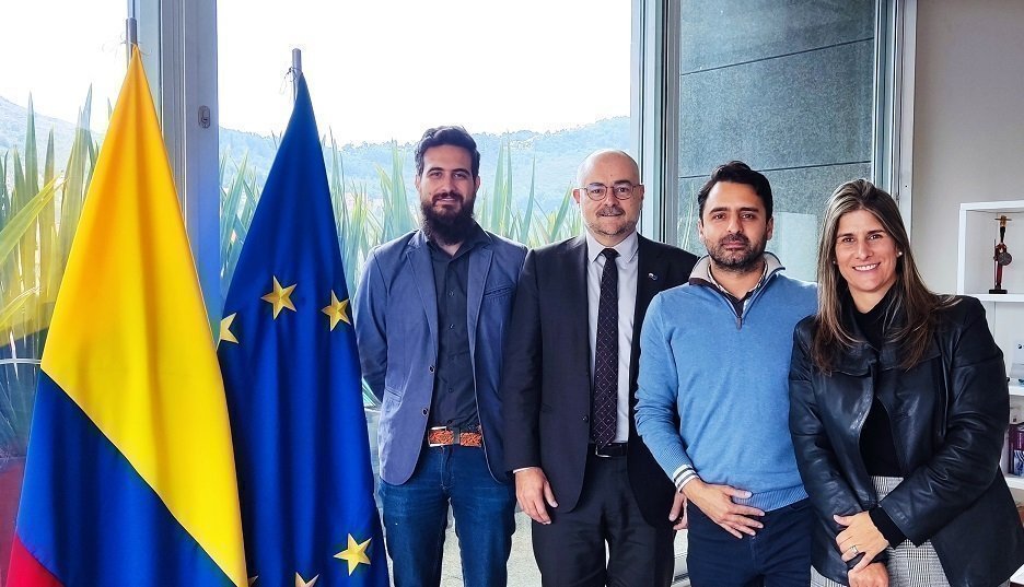 Visita a la Delegación de la UE en Bogotá en 2022