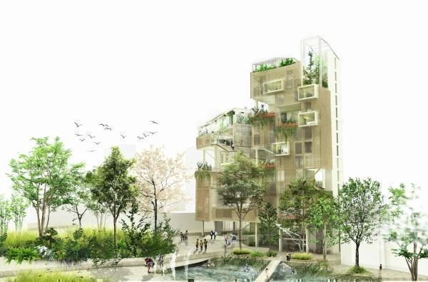 Render del trabajo de Ana María Mejía.