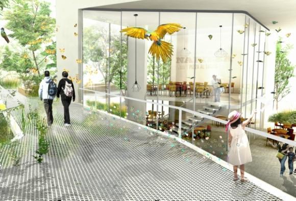 Render del trabajo de Ana María Mejía.