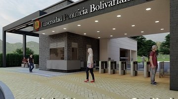 Foto Tipo D obras de ingreso al campus