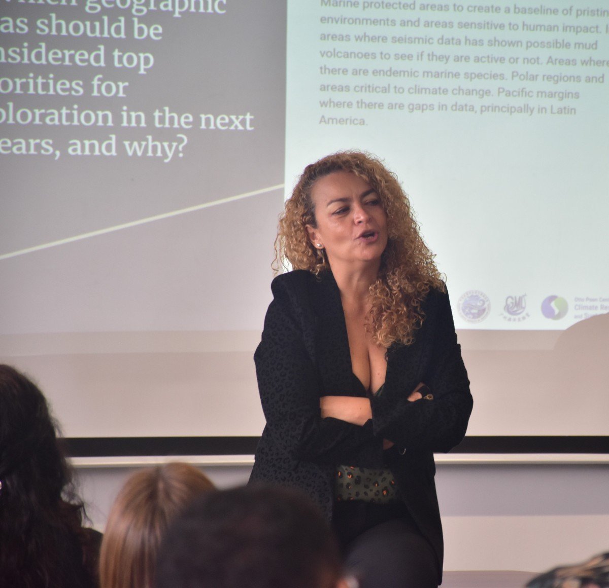 La investigadora Paula Zapata Ramírez, docente de la UPB, fue la anfitriona de este encuentro académico.